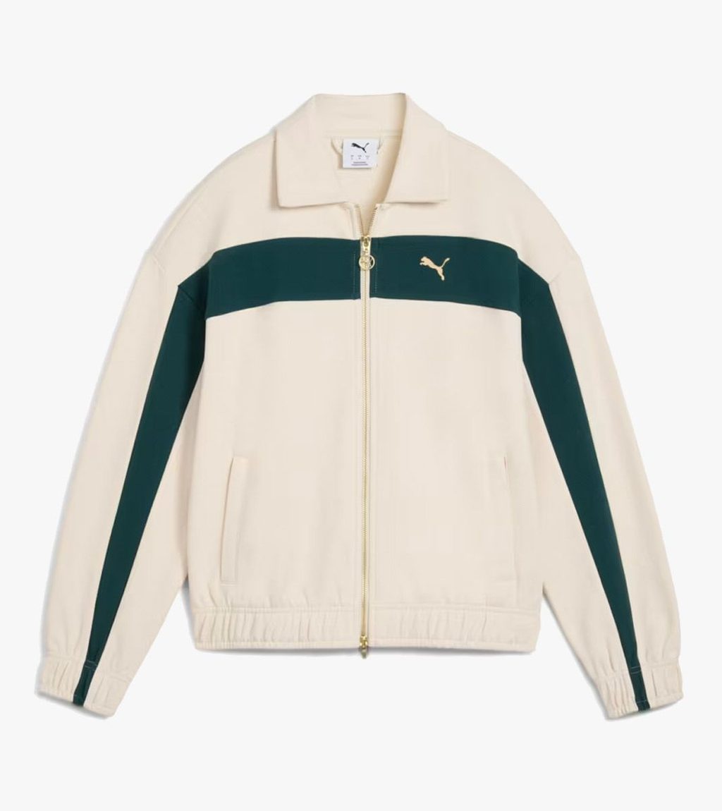 Valkoinen T7 RELAXED TRACK JACKET