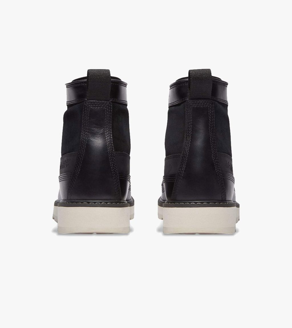 Svart Britton mills mid lace up waterproof boot