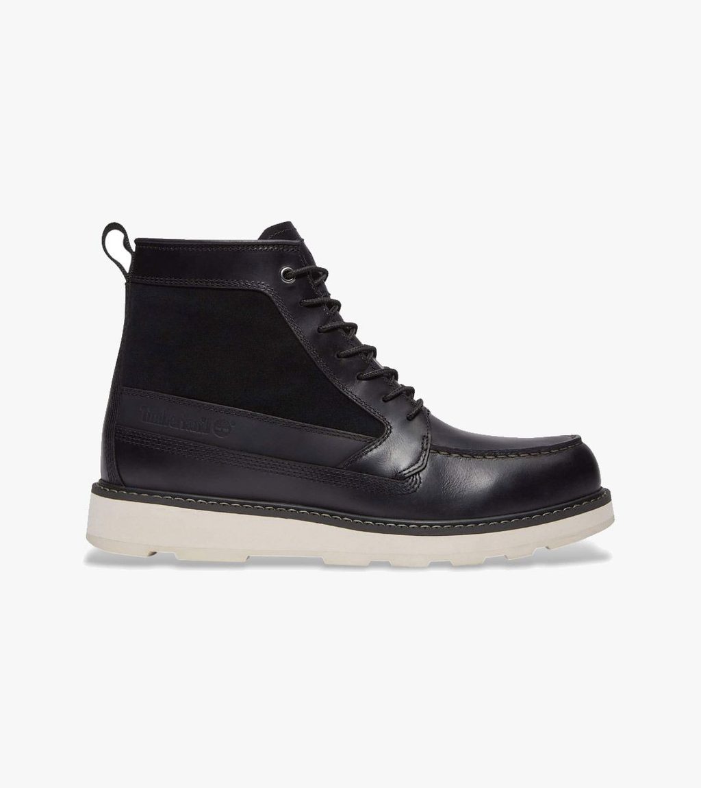 Svart Britton mills mid lace up waterproof boot