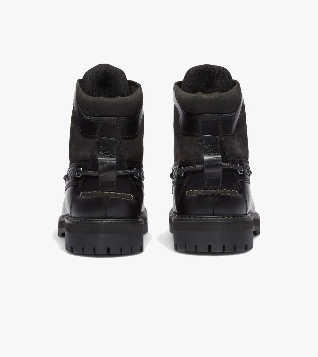 Svart Britton road mid lace up boot