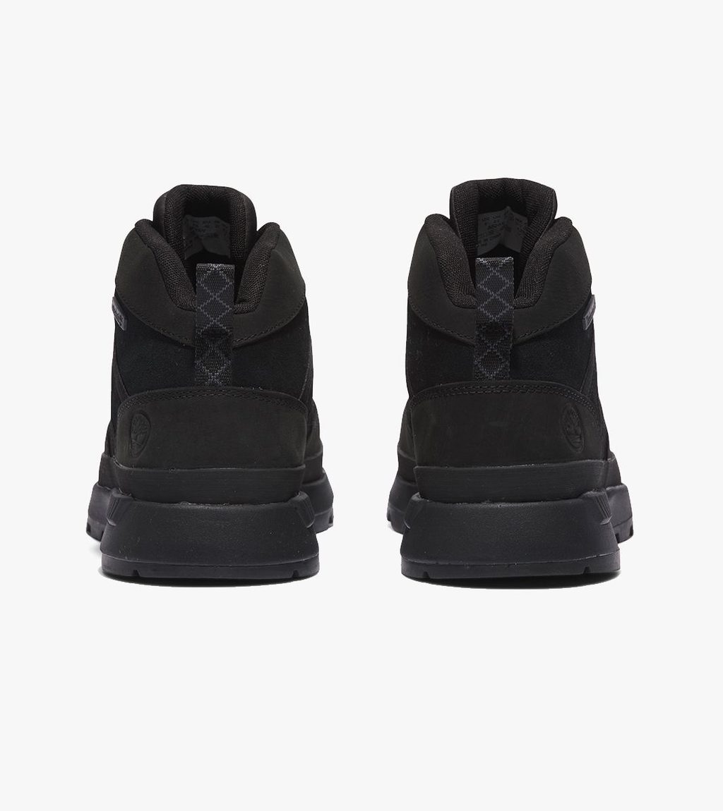 Svart Eutk mid lace sneaker