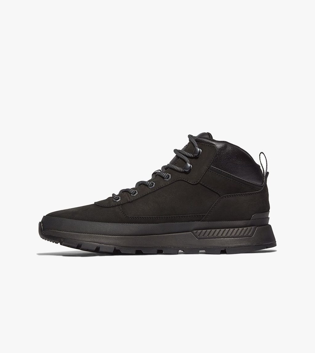Svart Fltk mid lace sneaker