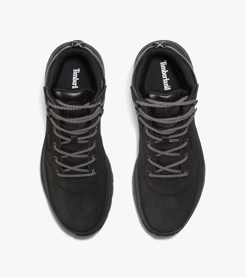 Svart Fltk mid lace sneaker