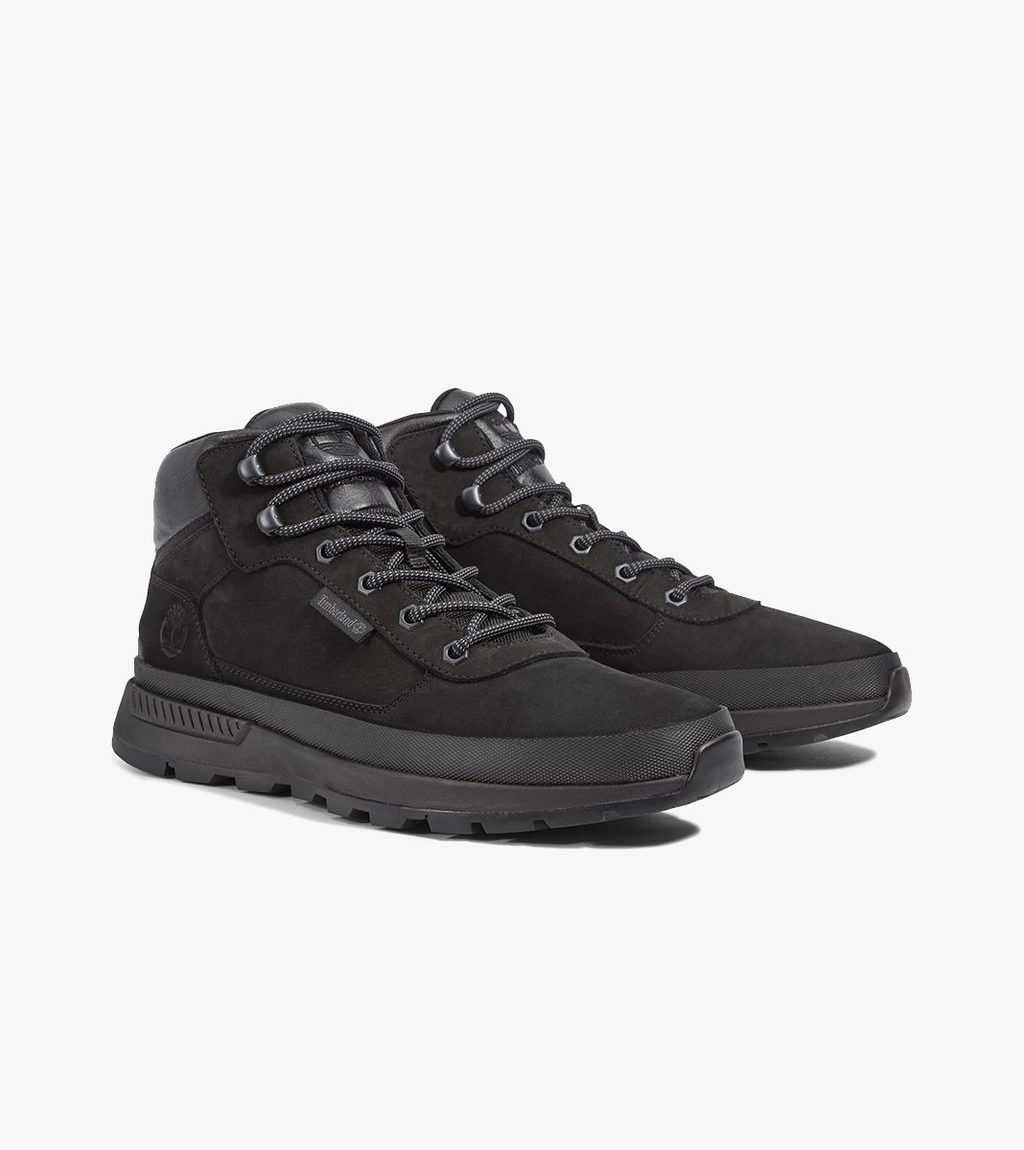 Svart Fltk mid lace sneaker