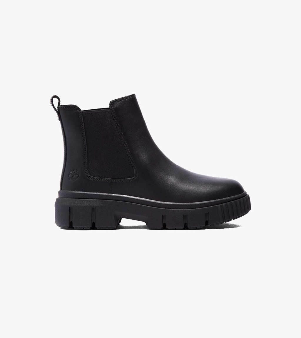 Melna GREY MID CHELSEA BOOT