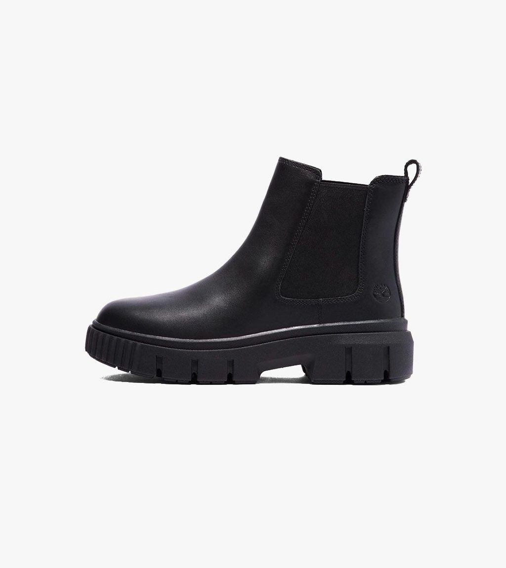 Melna GREY MID CHELSEA BOOT