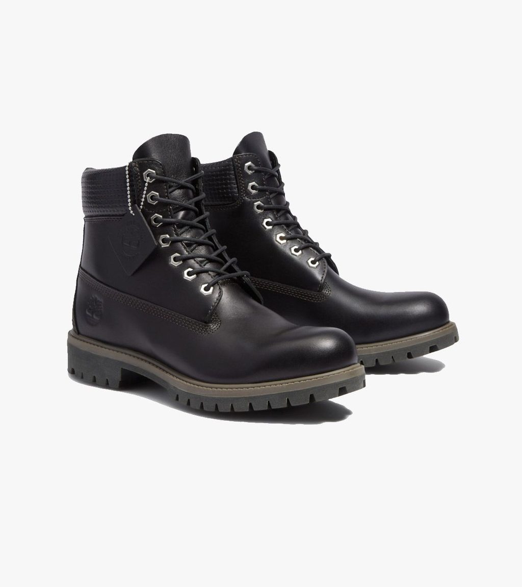 Svart Timberland premium 6 inch lace up waterproof boot