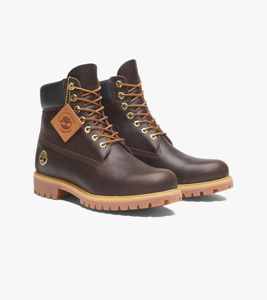 Pruun Timberland premium 6 inch lace up waterproof boot