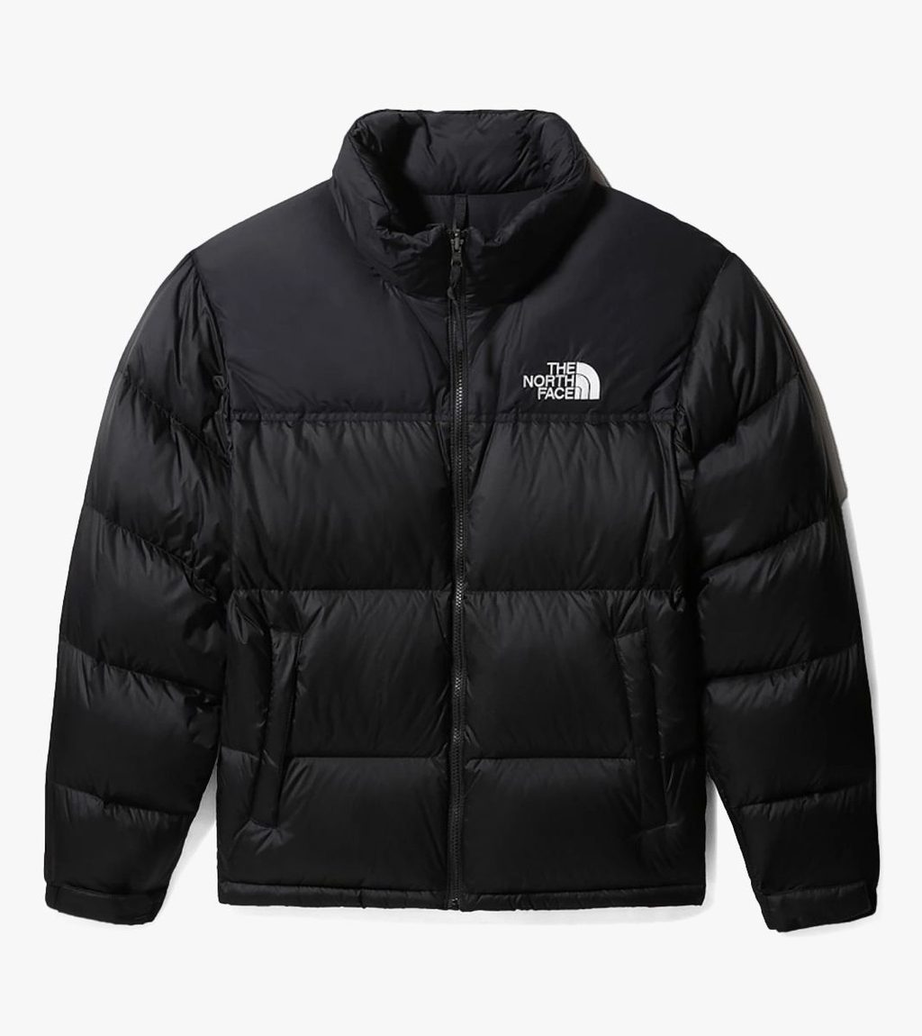 Juoda M 1996 retro nuptse jacket