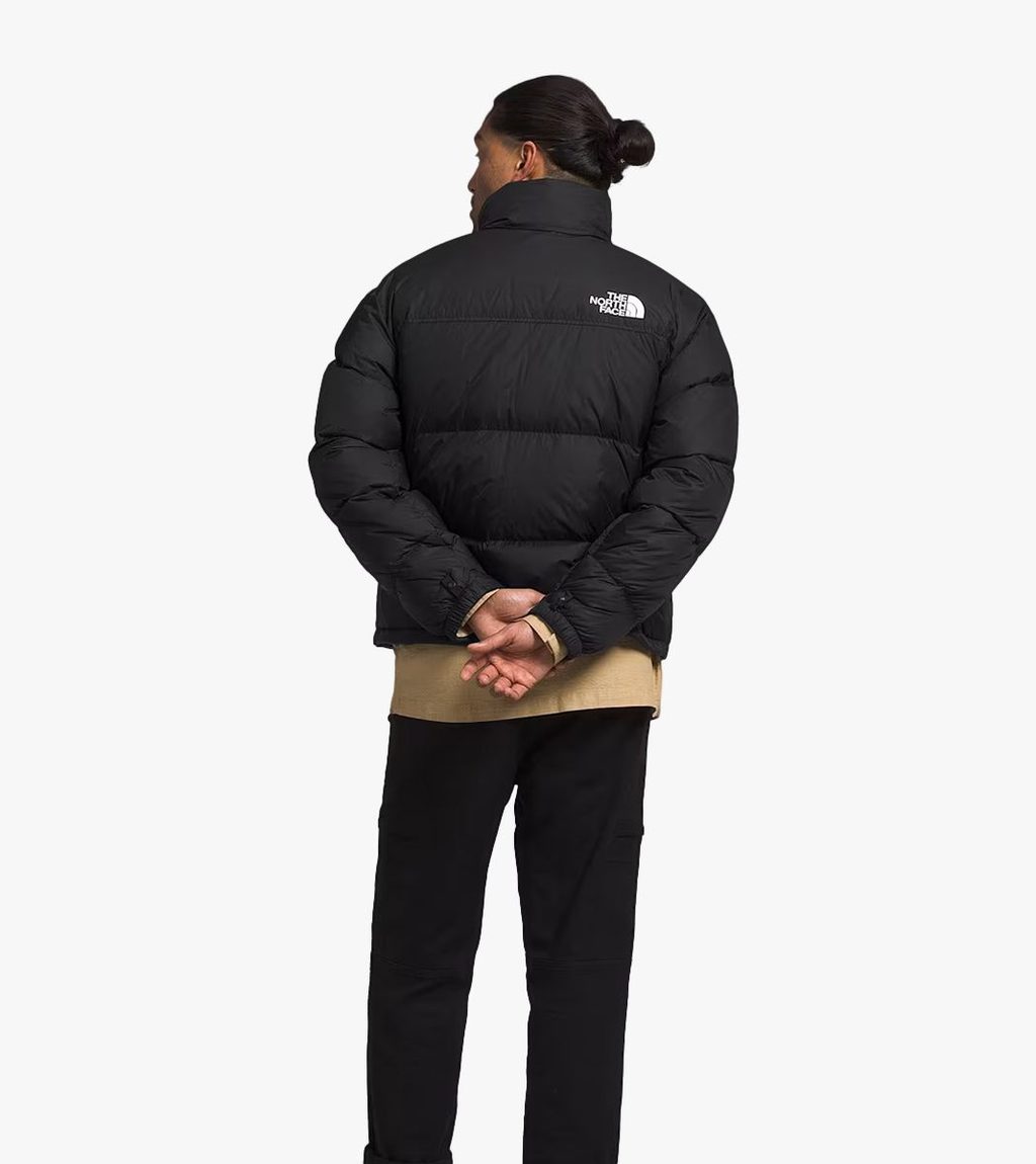 Juoda M 1996 retro nuptse jacket