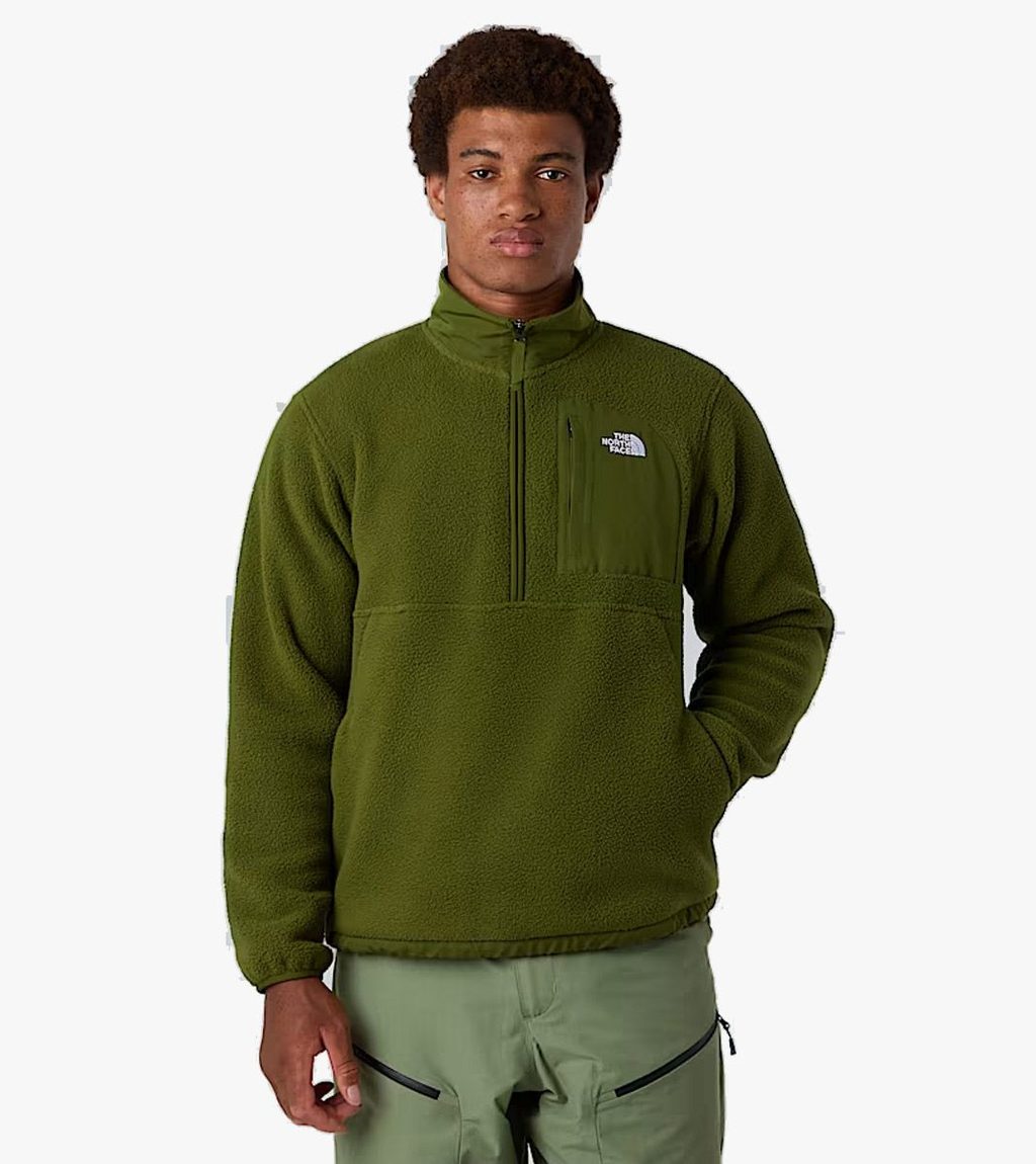 Grönt M yumiori off peak 1/2 zip jacket