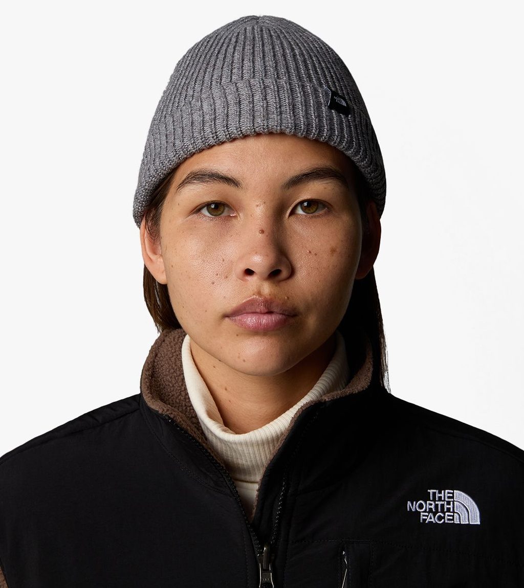 Grey TNF FISHERMAN BEANIE