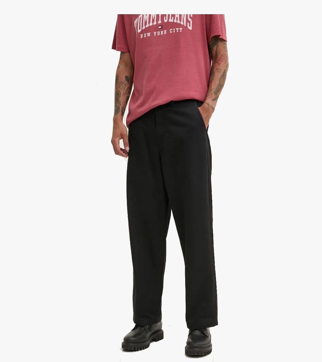 Svart Authentic chino baggy pant