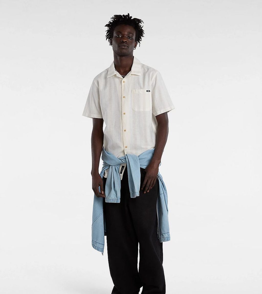 White CARNELL SS WOVEN