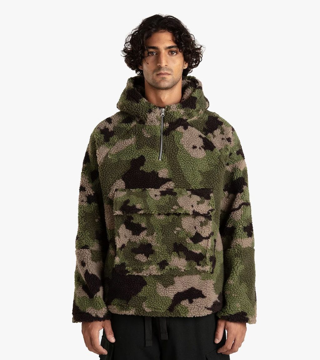 Monivärinen LX OVERSIZED SHERPA HOODIE