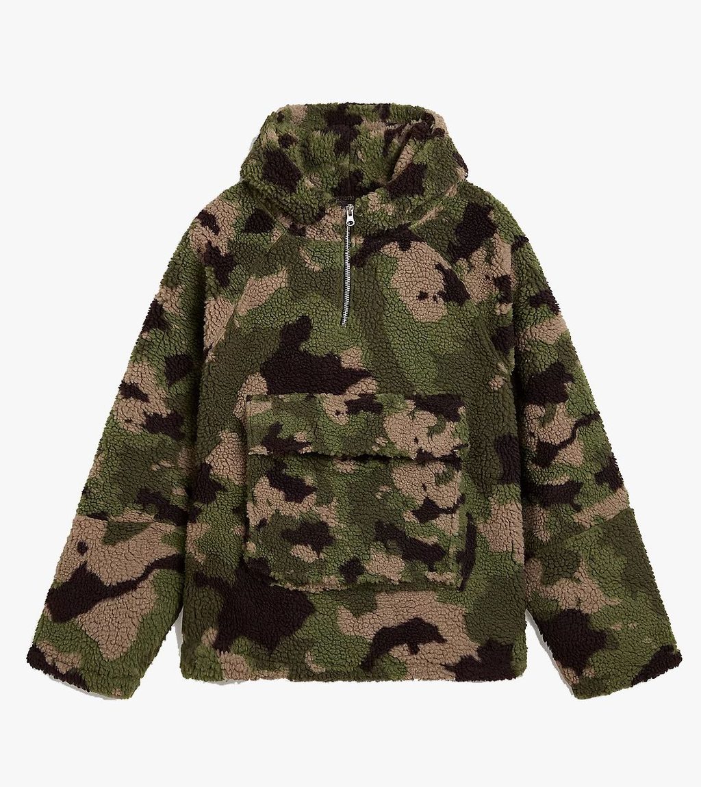 Monivärinen LX OVERSIZED SHERPA HOODIE
