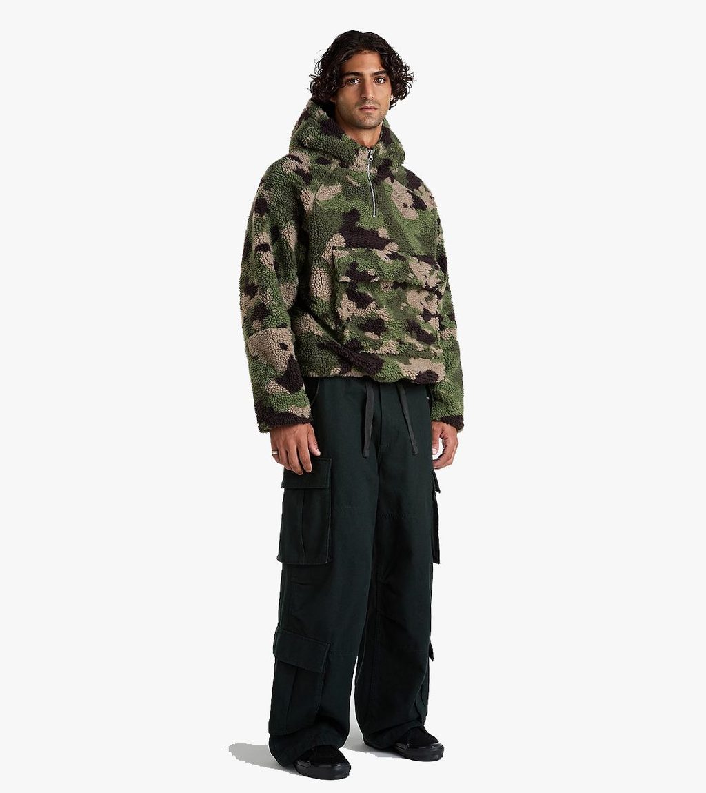 Monivärinen LX OVERSIZED SHERPA HOODIE