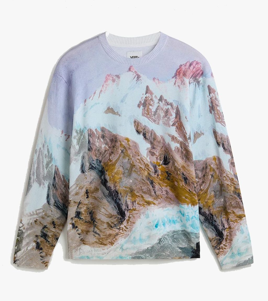 Flerfärgad Lx printed knit sweater