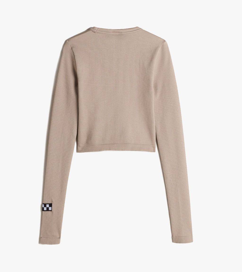 Brūna MTE CROSSPATH SEAMLESS LS CROP
