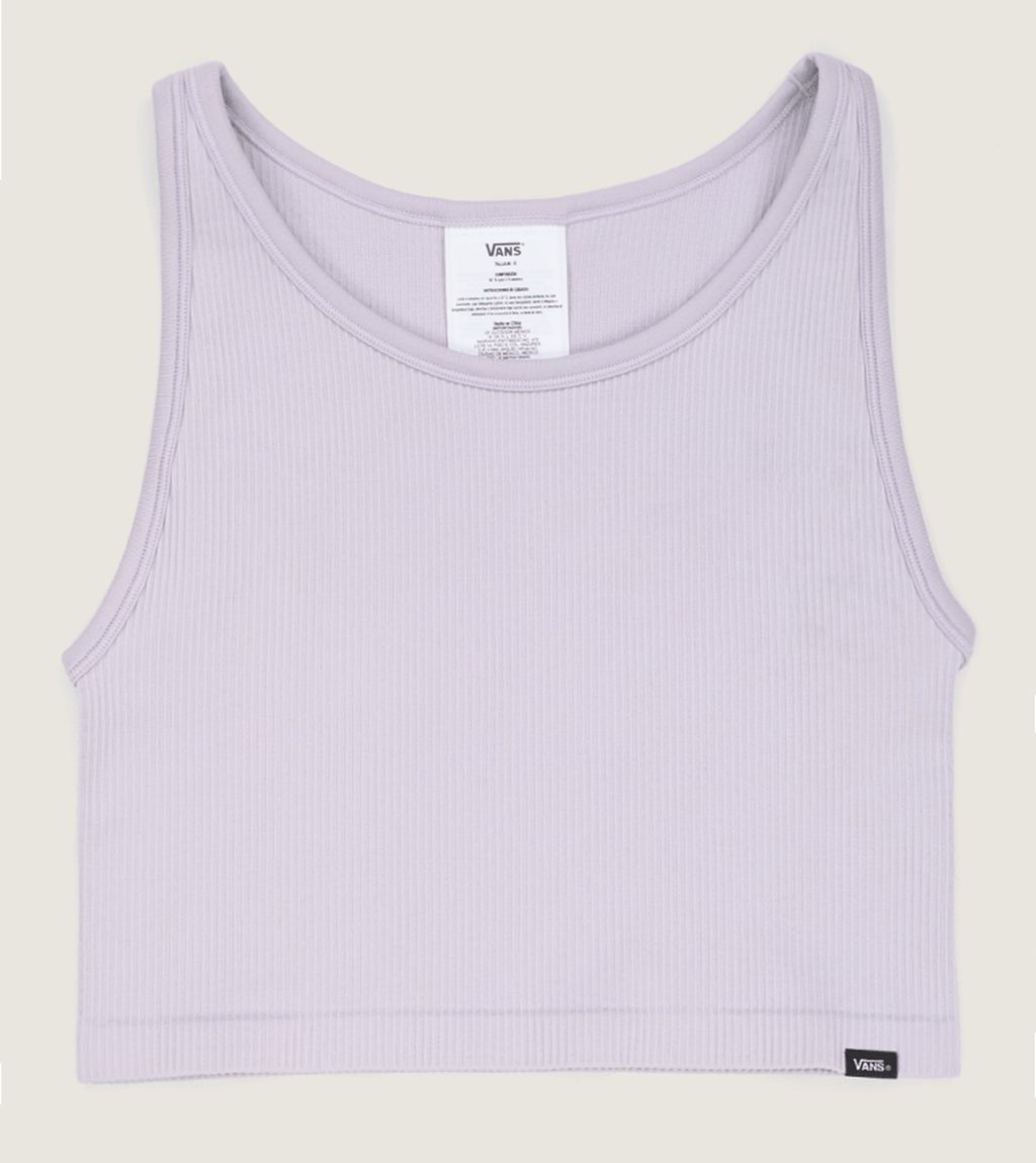 Lillā MTE CROSSPATH SEAMLESS RIB CROP TANK