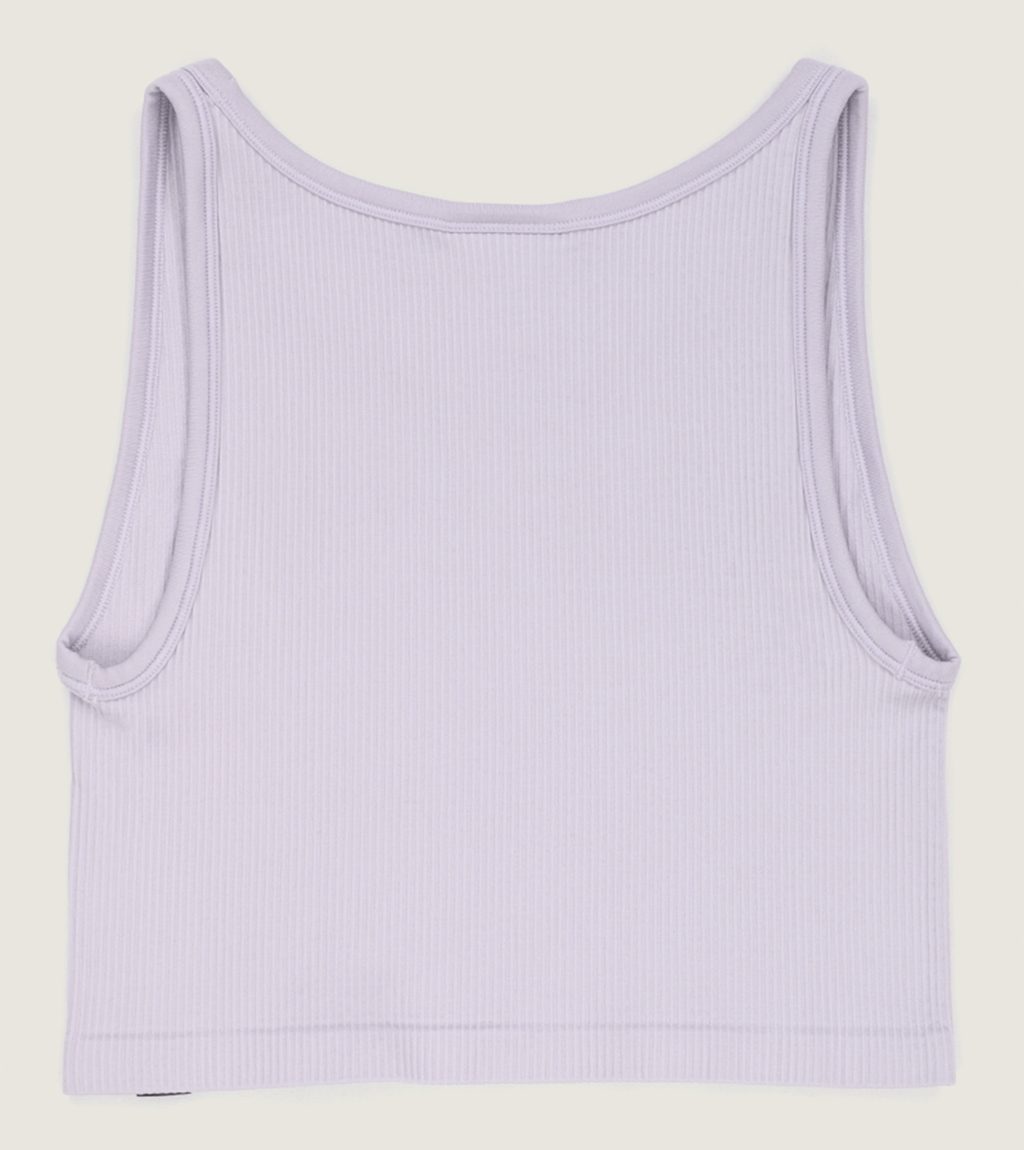 Lillā MTE CROSSPATH SEAMLESS RIB CROP TANK
