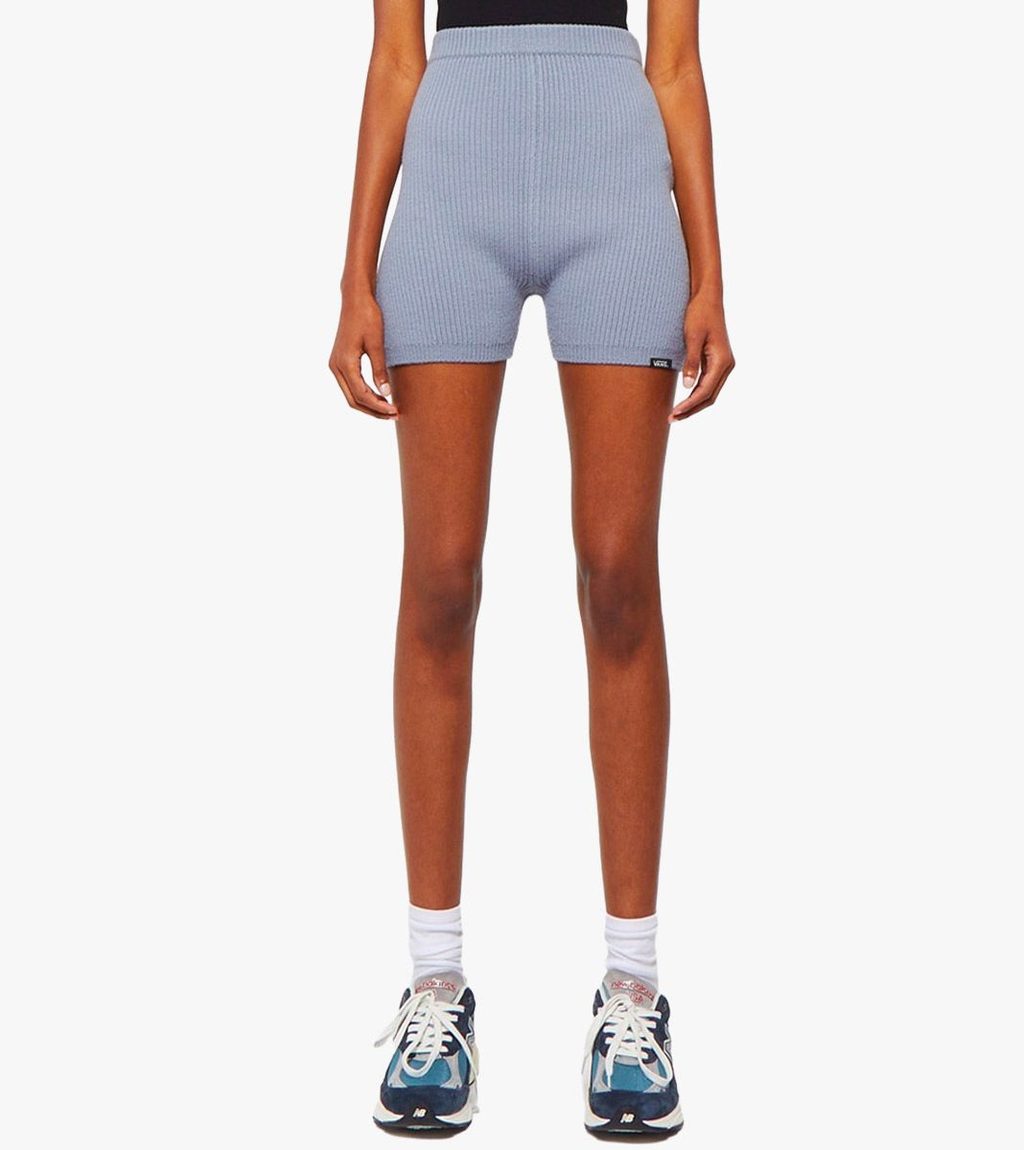 Black MTE CROSSPATH SEAMLESS RIB SHORT