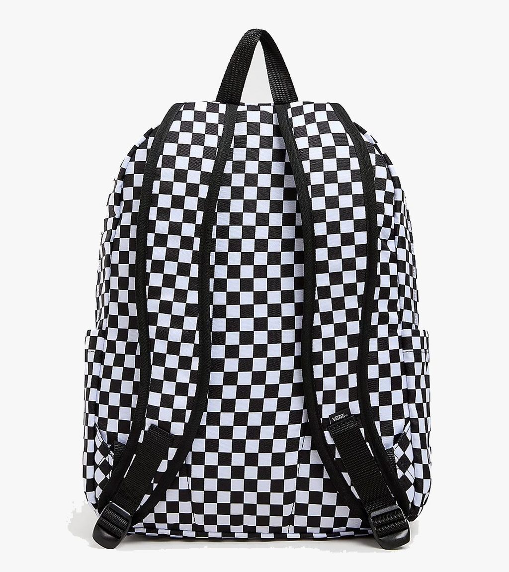 Juoda Old skool check backpack