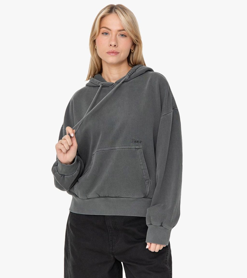 Pelēka RETRO PO HOODIE