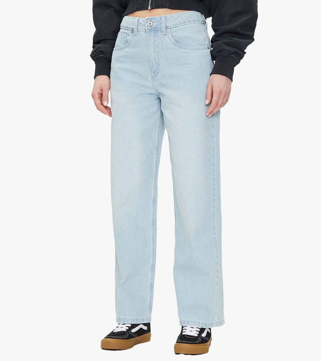 Blått Sirelle 5 pocket puddle pants