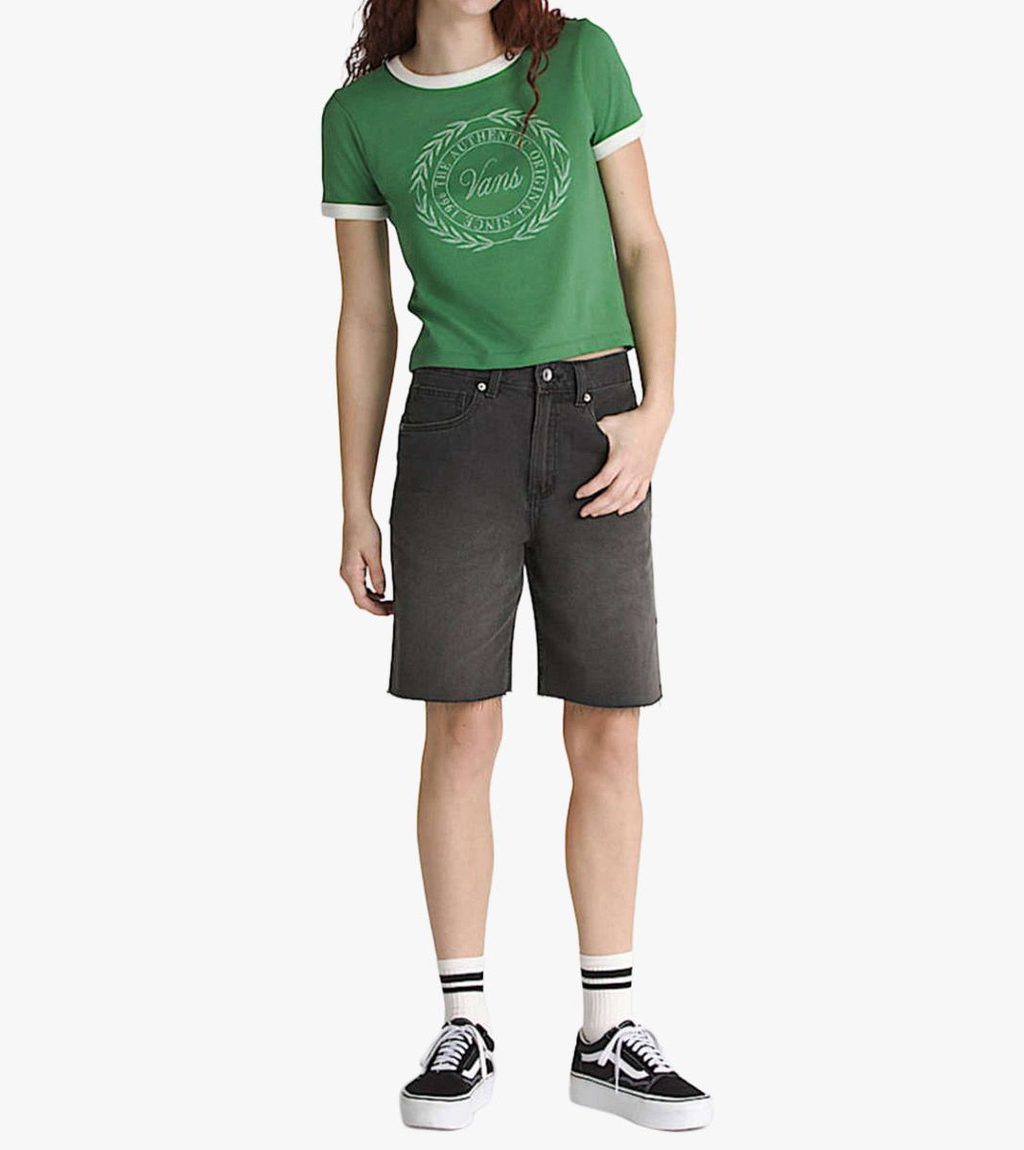 Musta SIRELLE CUT-OFF JORTS