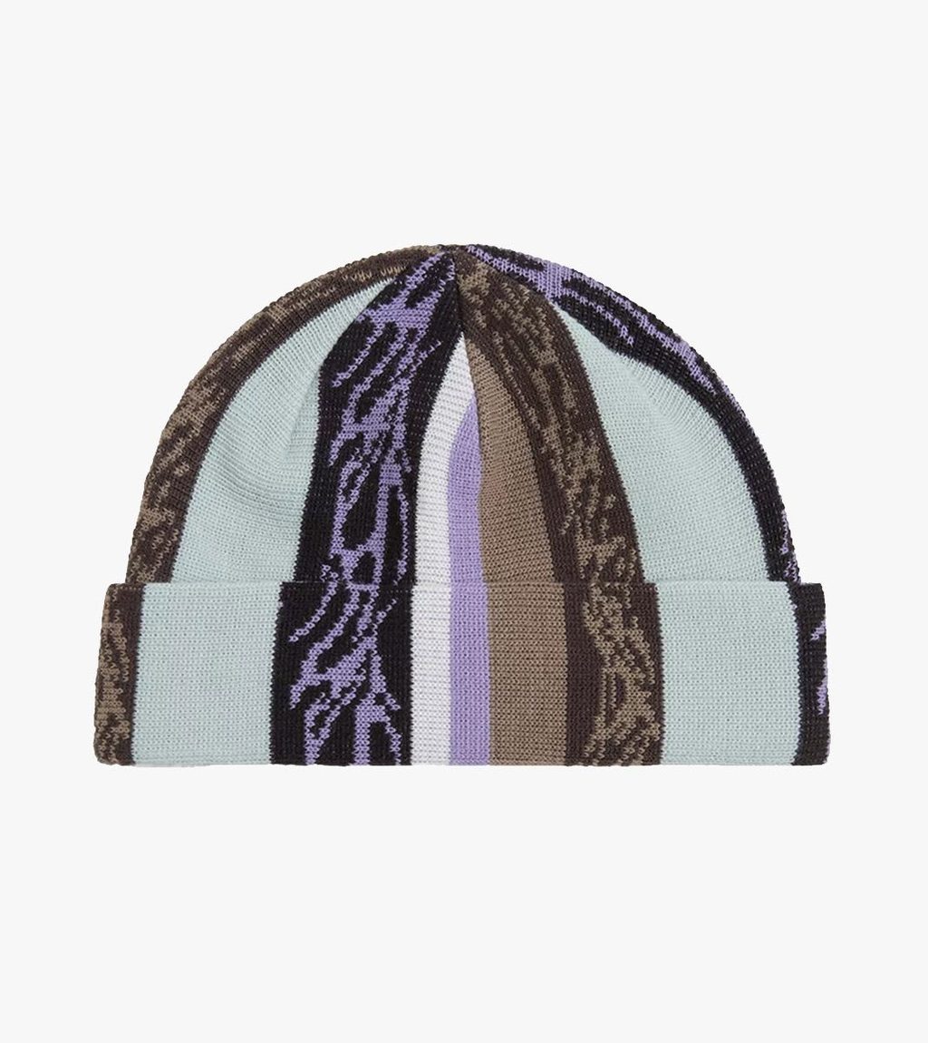 Multicolor SKATE TRIBAL CUFF BEANIE
