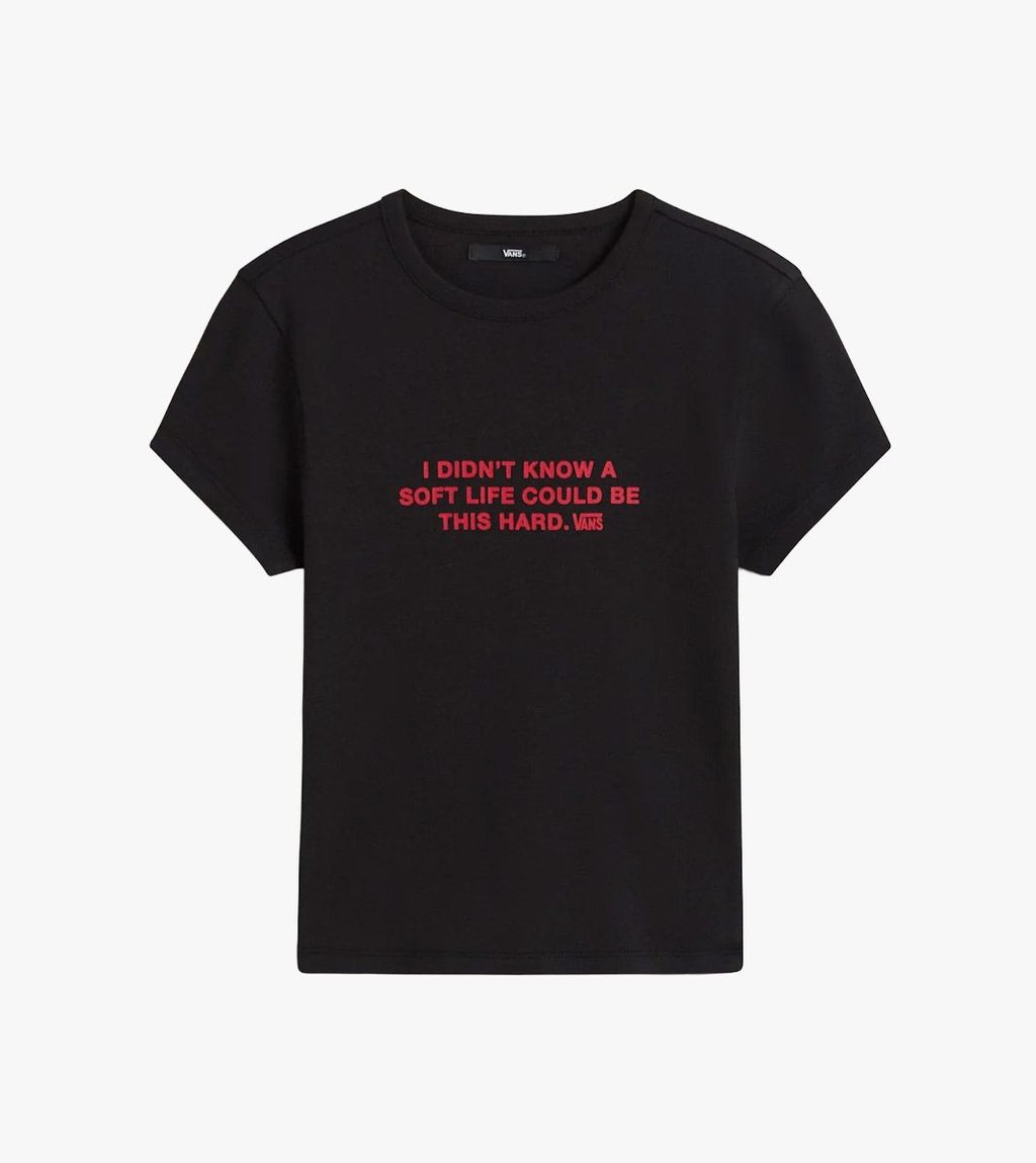 Melna SOFT LIFE BABY TEE