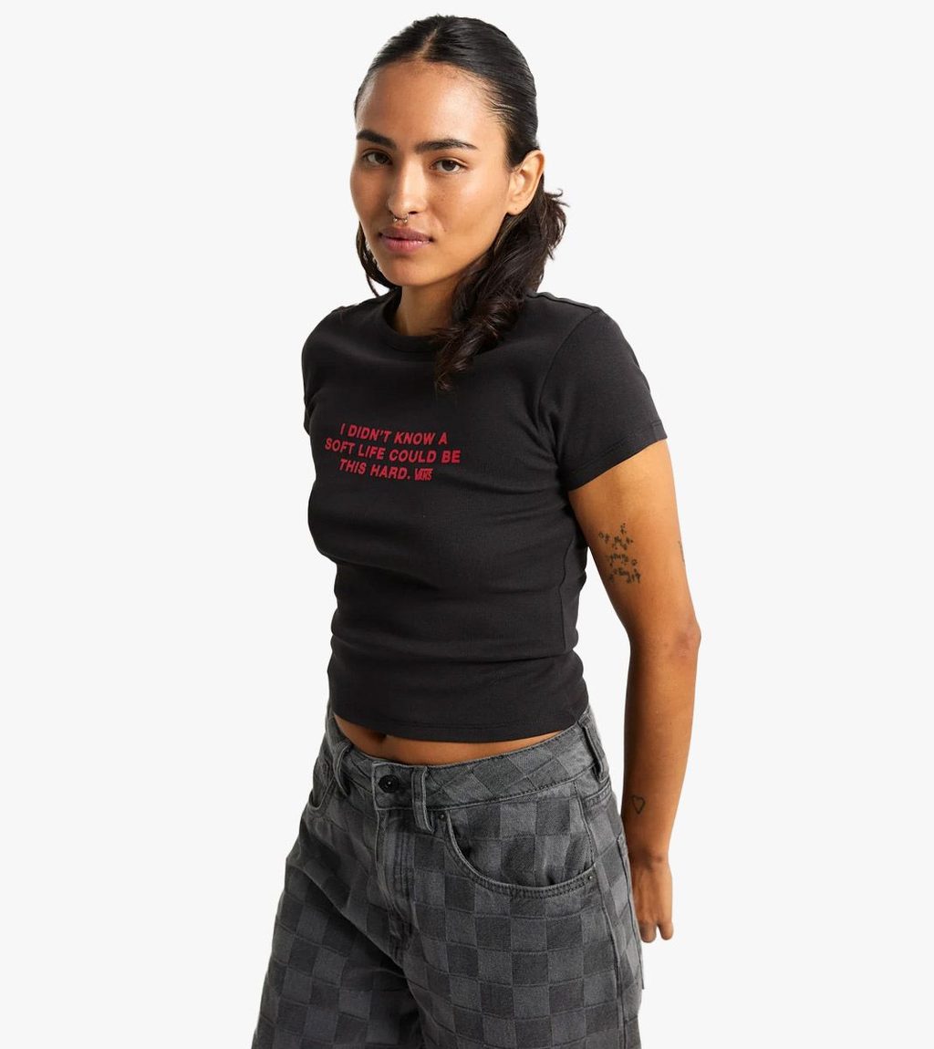 Melna SOFT LIFE BABY TEE