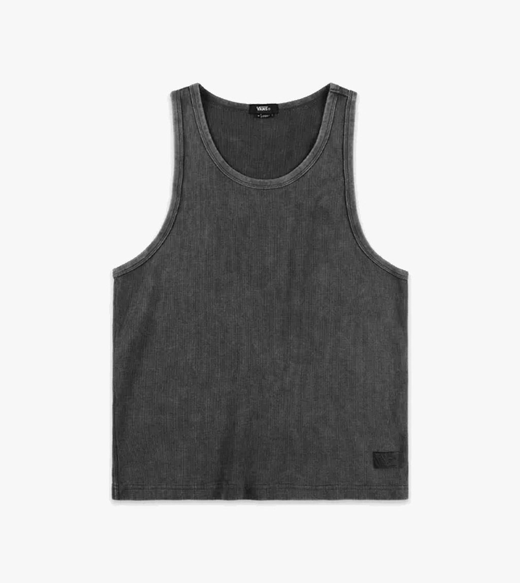 Juoda Waffle tank