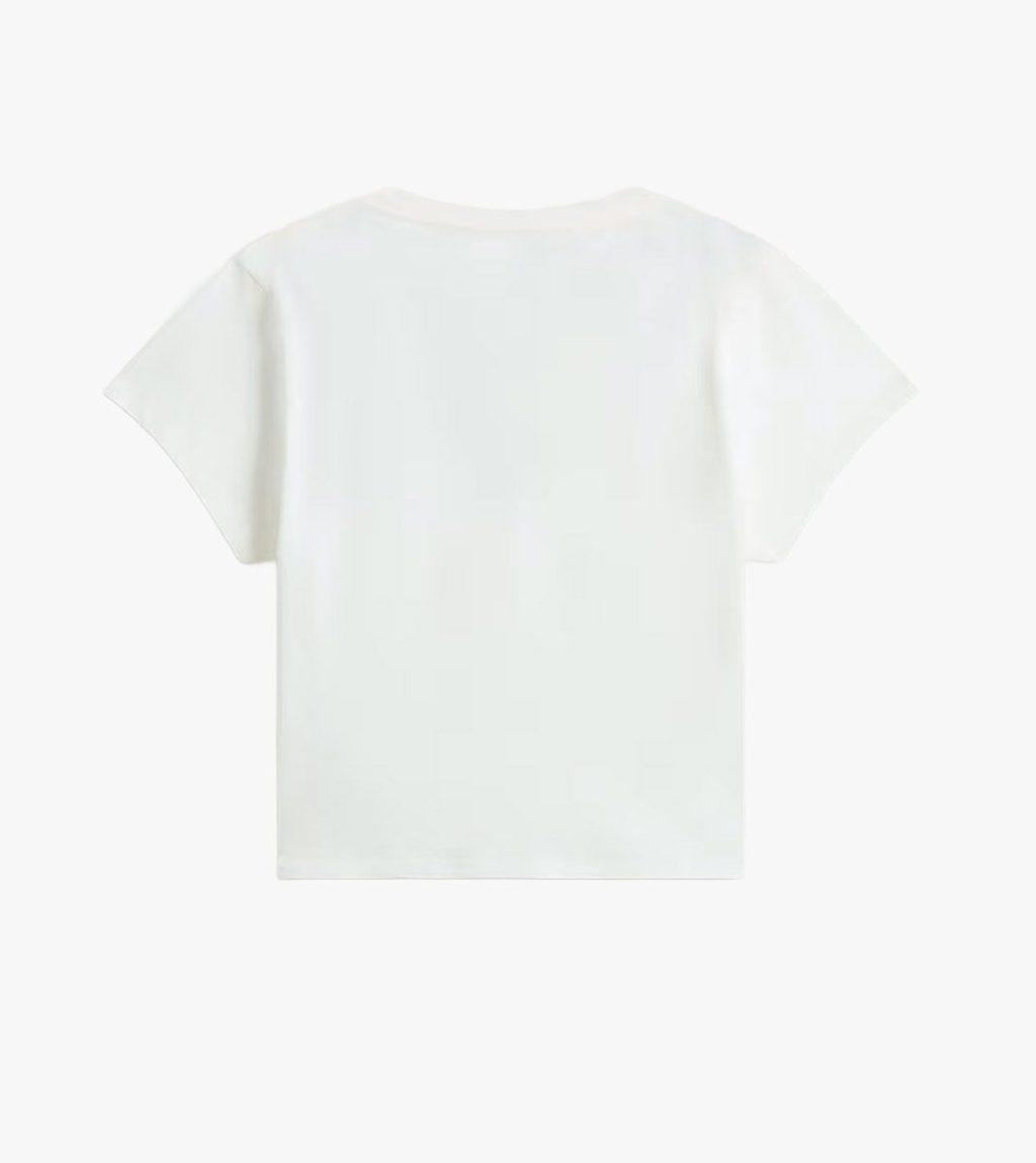 Valkoinen YOU WISH BABY TEE