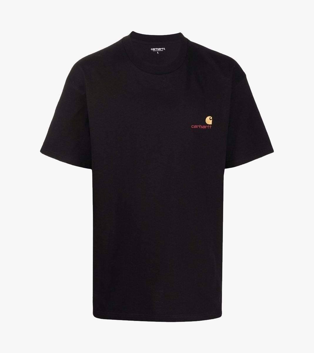 Svart S/s american script t-shirt