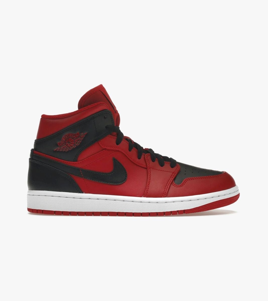 Raudona Air jordan 1 mid