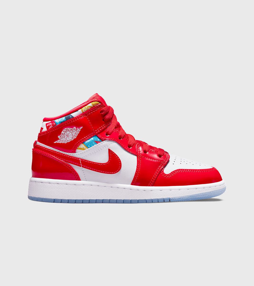 Punane Air jordan 1 mid se gs