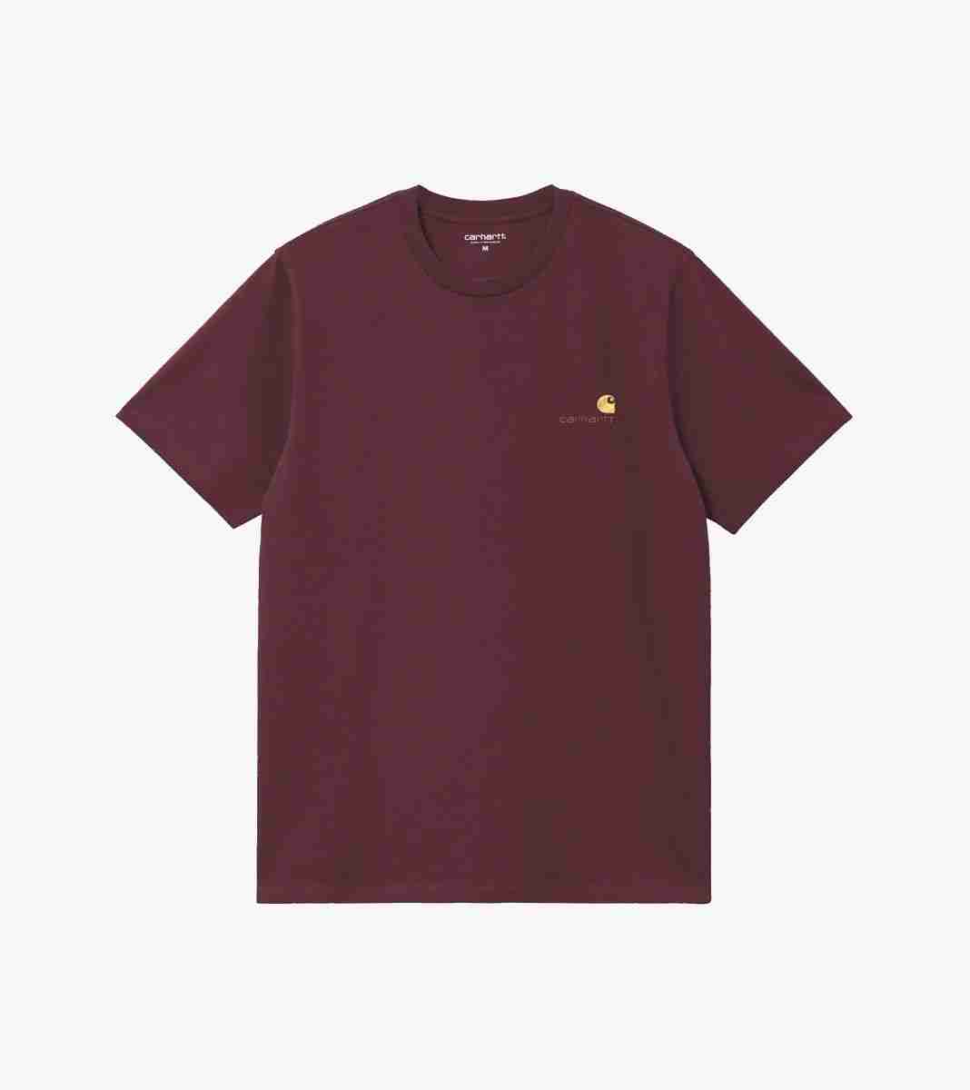 Red S/S AMERICAN SCRIPT T-SHIRT
