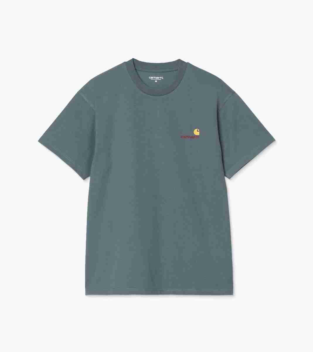 Blue S/S AMERICAN SCRIPT T-SHIRT