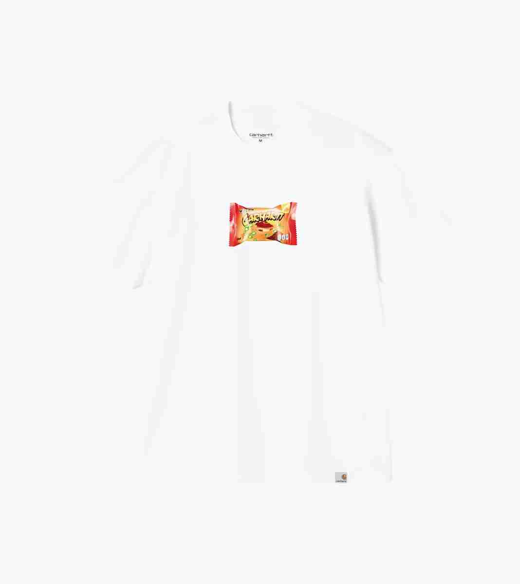 White S/S ROAD SIDE SNACK T-SHIRT