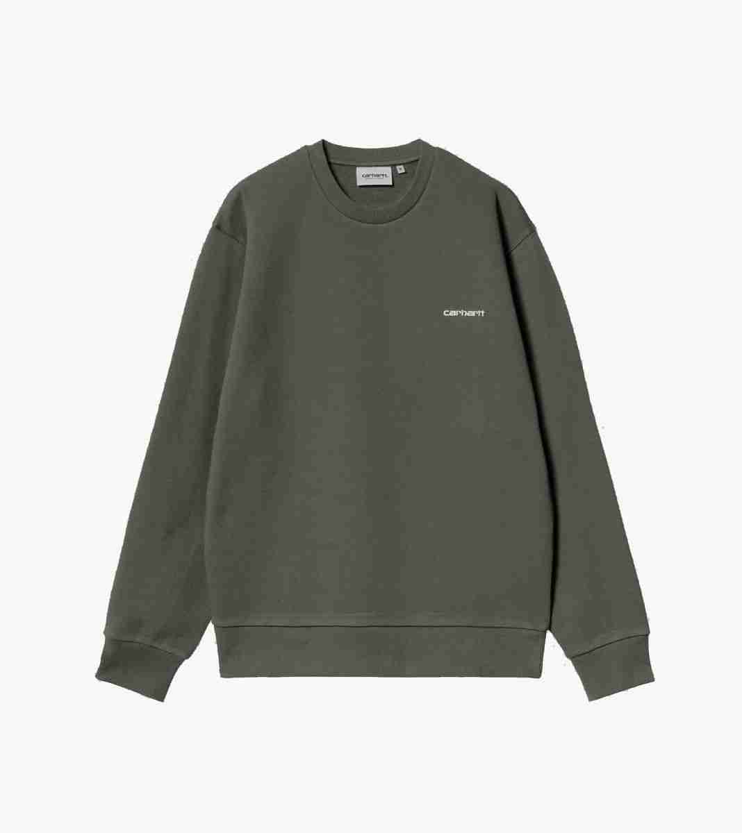 Zaļa SCRIPT EMBROIDERY SWEAT