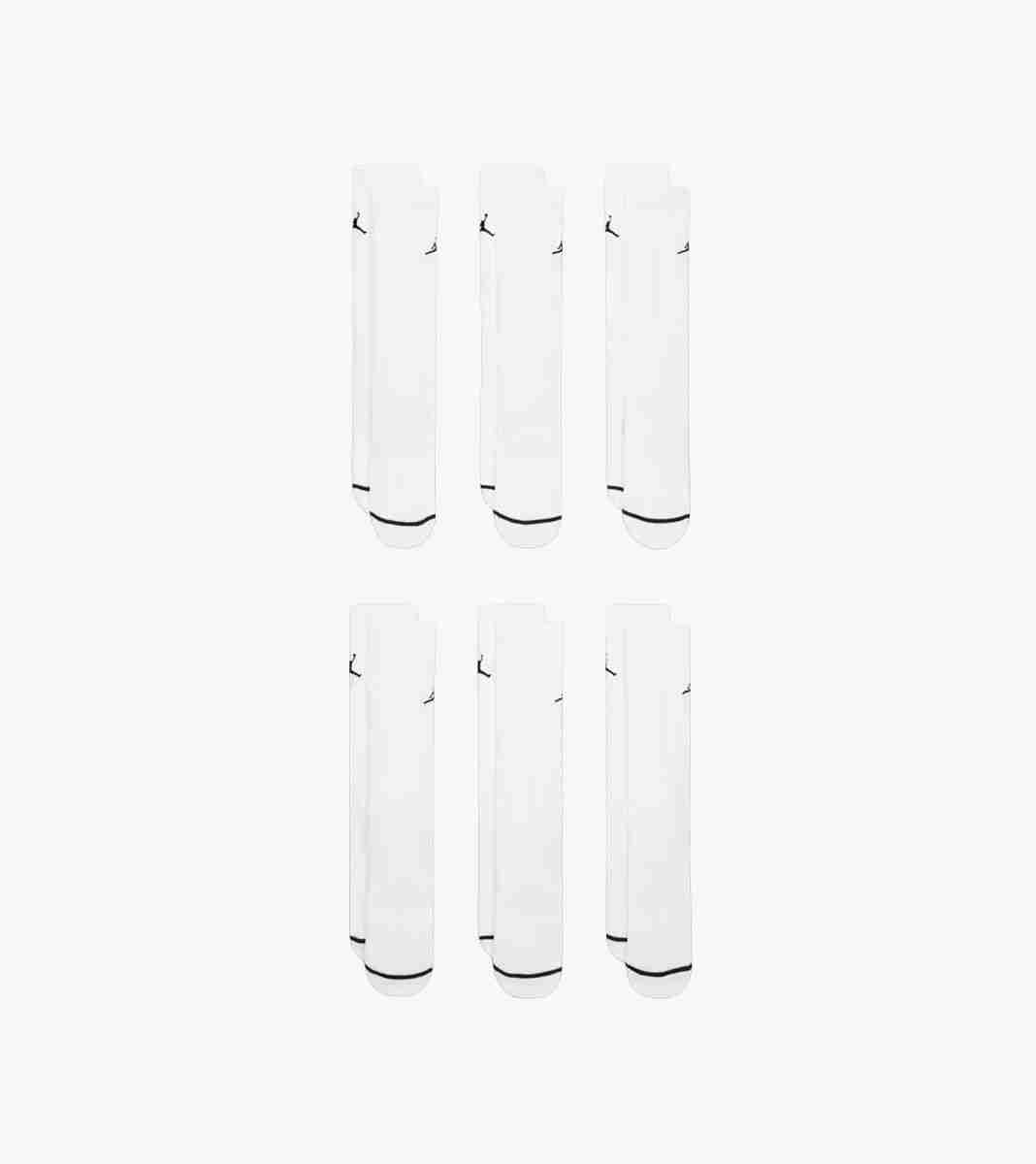 White U J ED ELVD CREW 6PR - 144