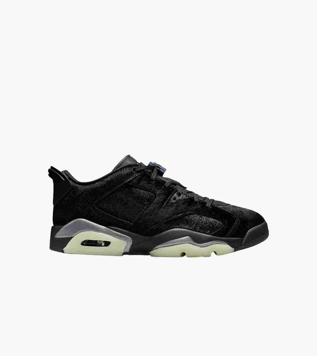Black W AIR JORDAN 6 LOW