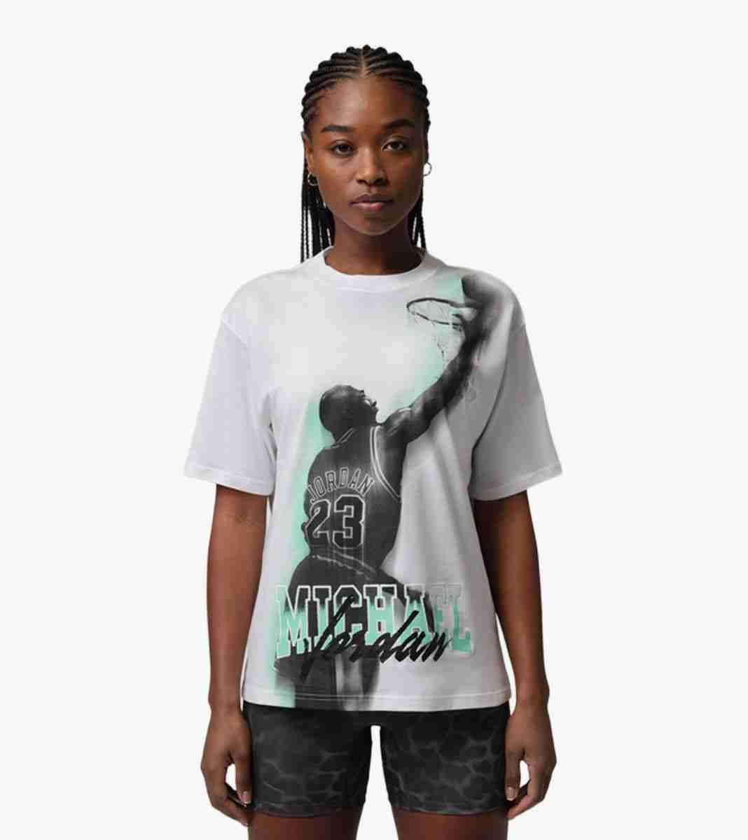 White W J SPT DF SS GFX TEE HTG