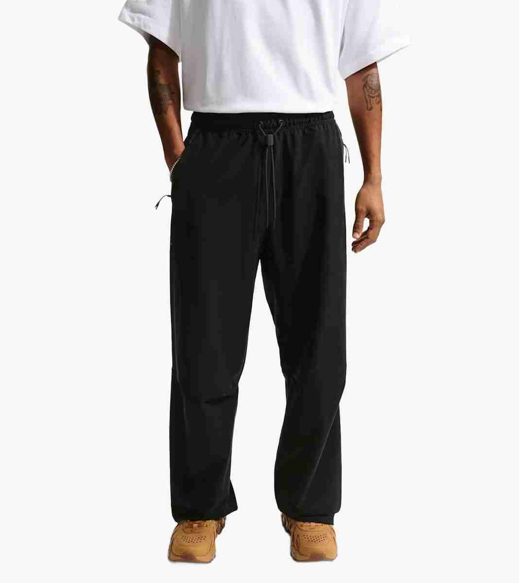 Must M nk tch shori knit os pant