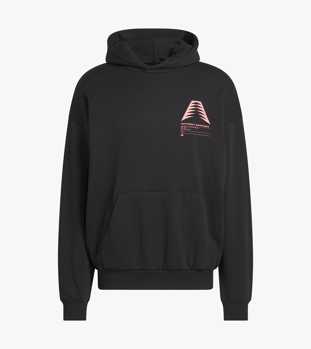 Musta ANTED GFX HOODY