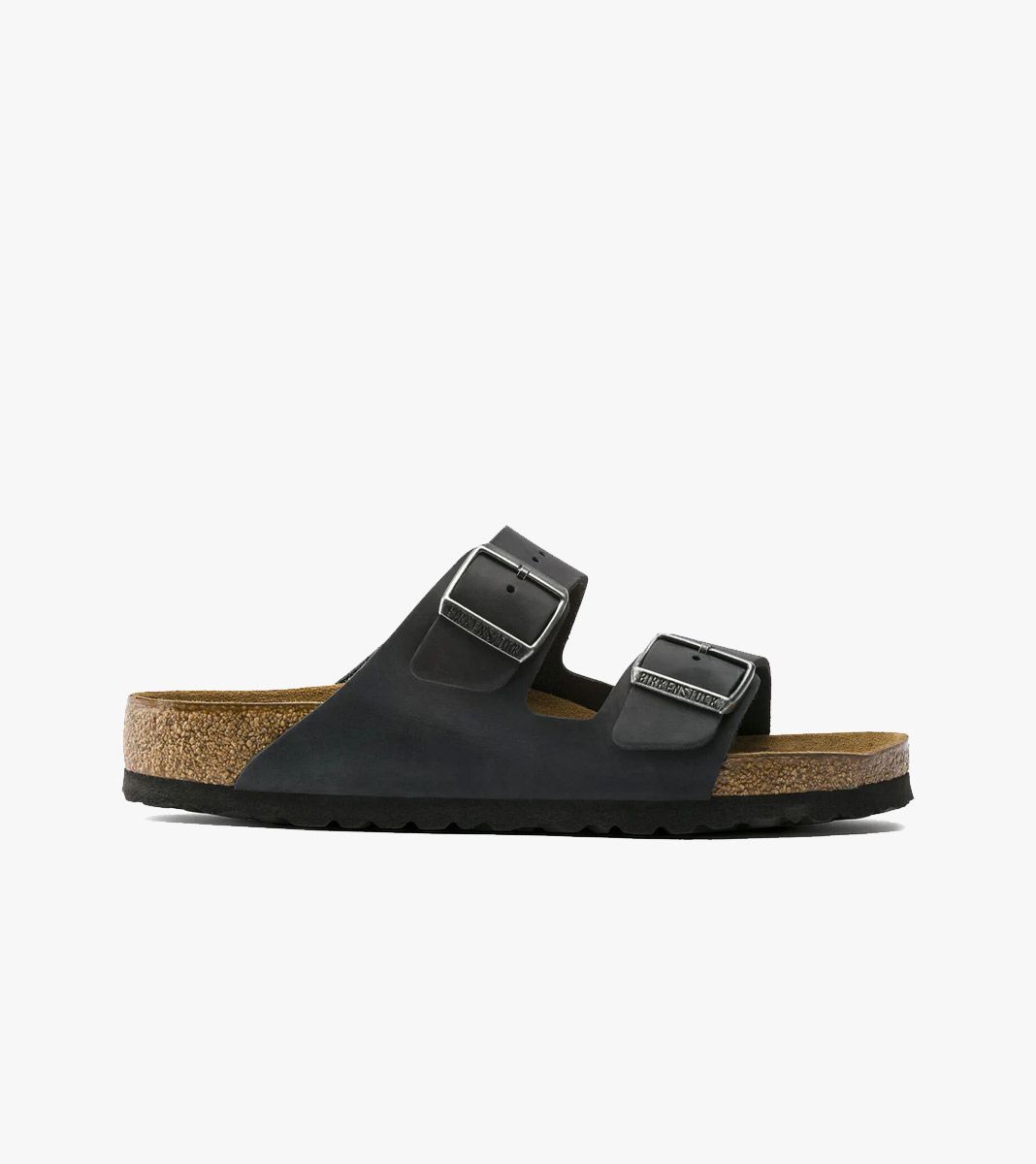 Melna ARIZONA SOFT FOOTBED WAXY LEATHER