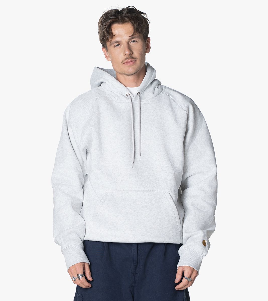 Pilka Hooded chase sweat