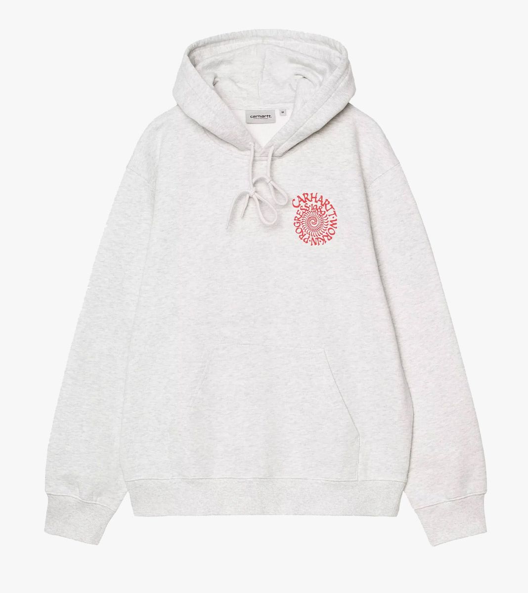 Grått Hooded spiral sweat
